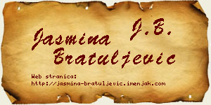 Jasmina Bratuljević vizit kartica